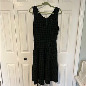 Collectif Houndstooth Swing Dress
